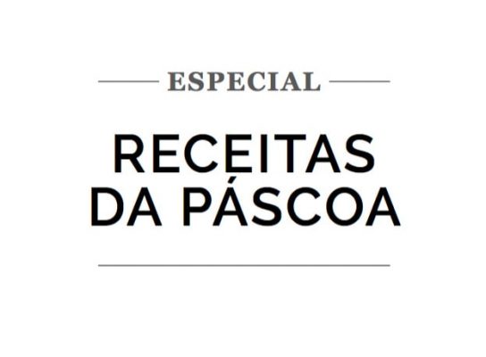 Livro Especial Receitas Páscoa