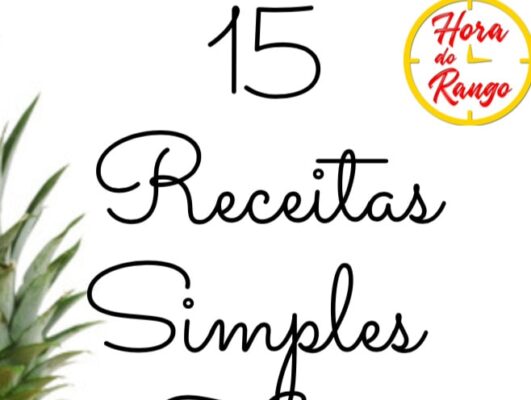 Livro com 15 Receitas Simples