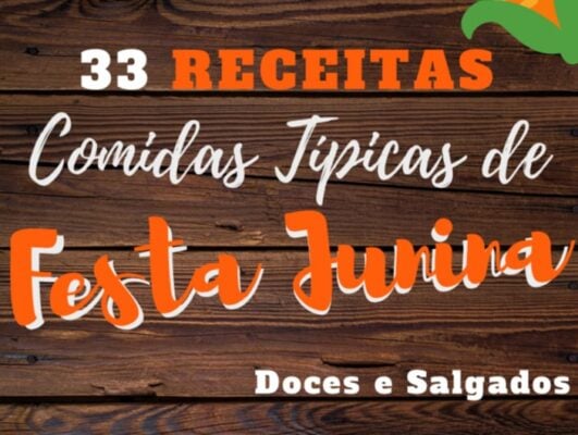 Livro com 33 Receitas Típicas da Festa Junina