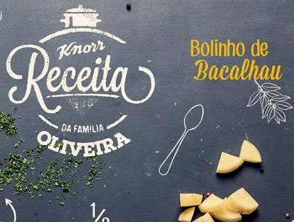 Receita de Bolinho de Bacalhau