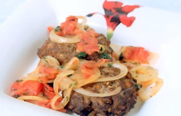 Bolinhas de Carne de Cebolada