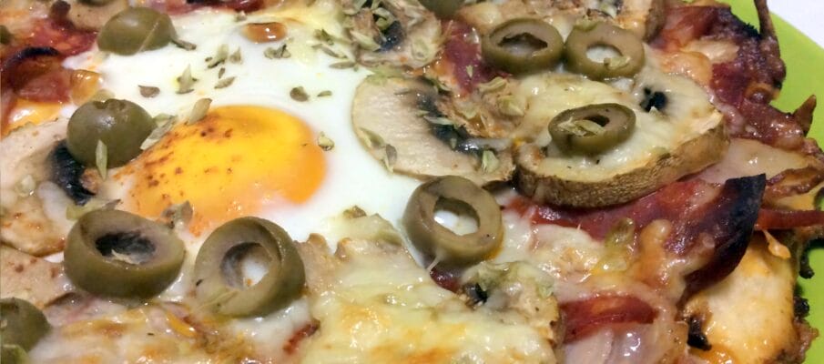 Pizza de Tortilha