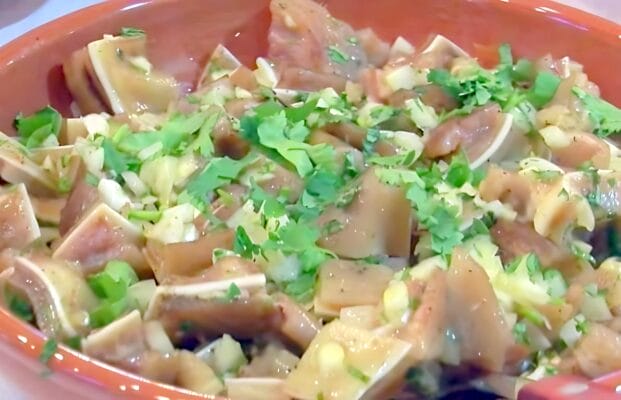 Salada de Orelha de Porco