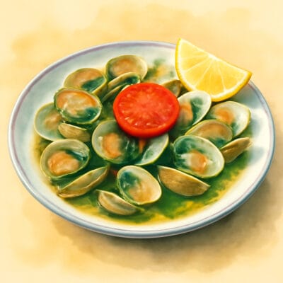 Amêijoas à Bulhão Pato • Clams Bulhão Pato Style