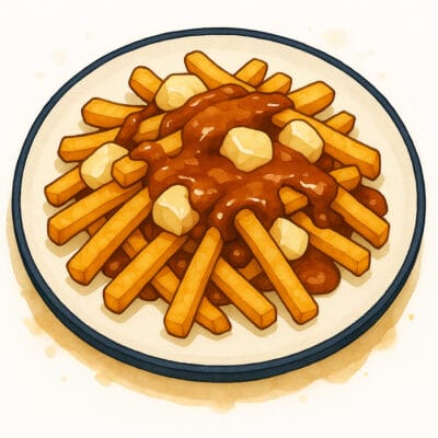 Poutine Canadense • Canadian Poutine