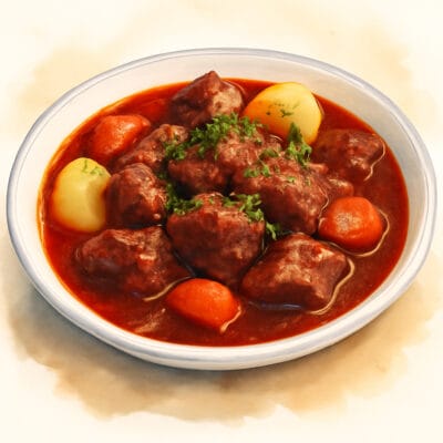 Chanfana • Goat Stew in Red Wine