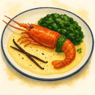Langouste a la Vanille dos Comores