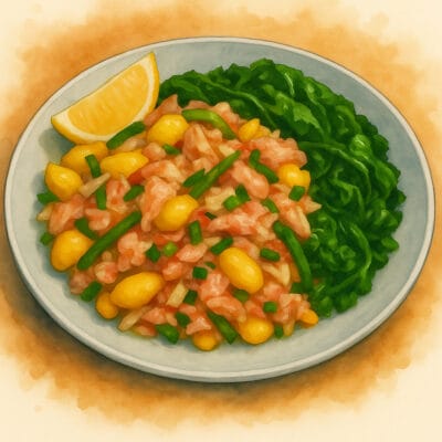 Ackee e Saltfish da Jamaica