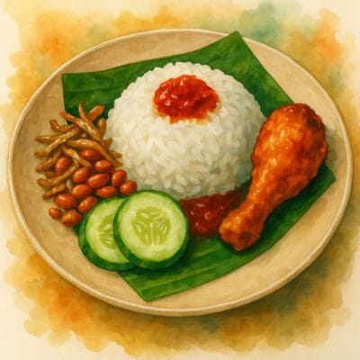 Nasi Lemak • Coconut Rice