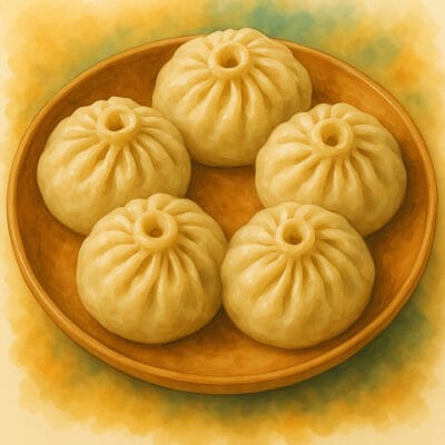 Bolinhos Buuz da Mongólia