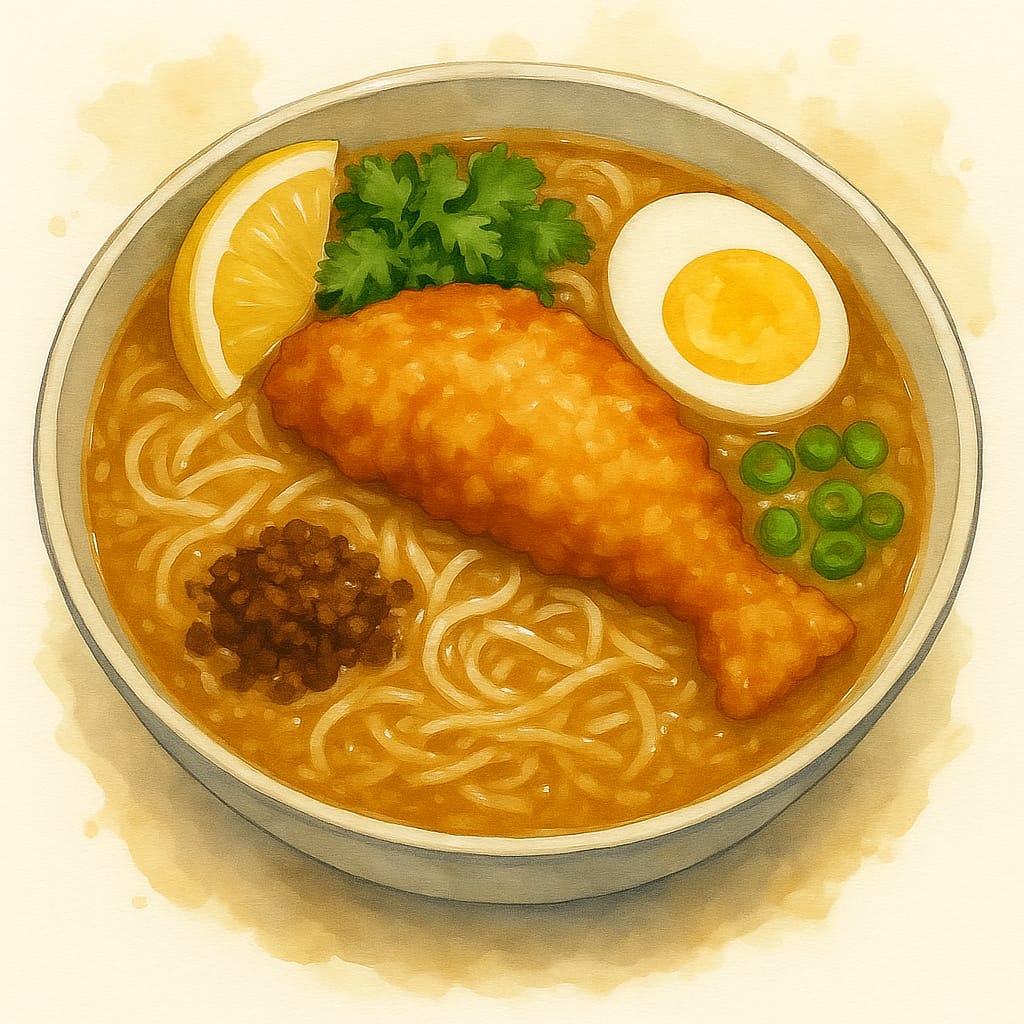 Mohinga de Myanmar • Myanmar Mohinga • Livro de Culinária