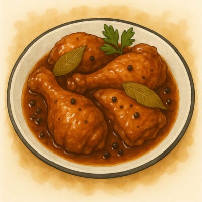 Frango Adobo Filipino / Chicken Adobo