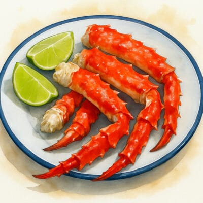 Patas de Caranguejo-Rei do Alasca • Alaskan King Crab Legs