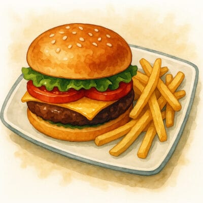 Hambúrguer Americano • American Hamburger