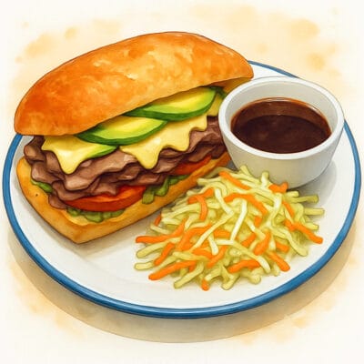 Sanduíche French Dip • French Dip Sandwich