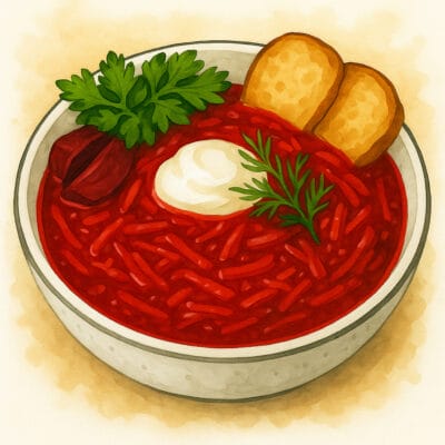 Borscht Ucraniano • Ukrainian Borscht